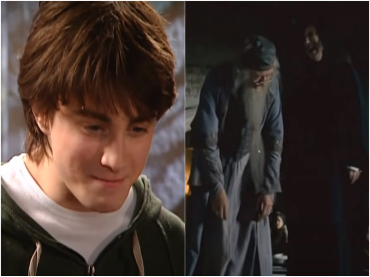 How Michael Gambon pranked Daniel Radcliffe on Harry Potter and the  Prisoner of Azkaban set | The Independent