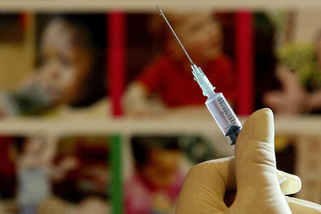 Vaccination programmes across England failed to meet the uptake recommended by the World Health Organisation (WHO) for the year 2022/23 (Gareth Fuller/PA)