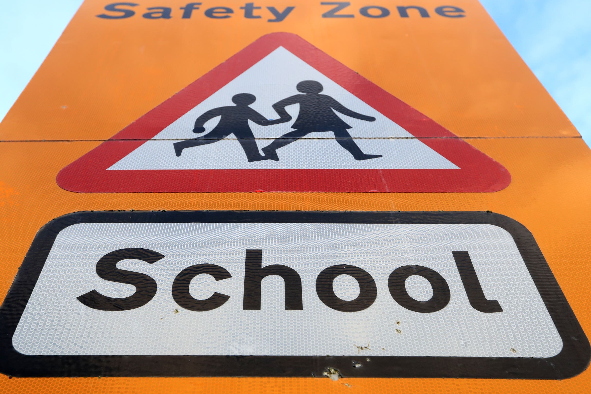 A school road sign (Mike Egerton/PA)