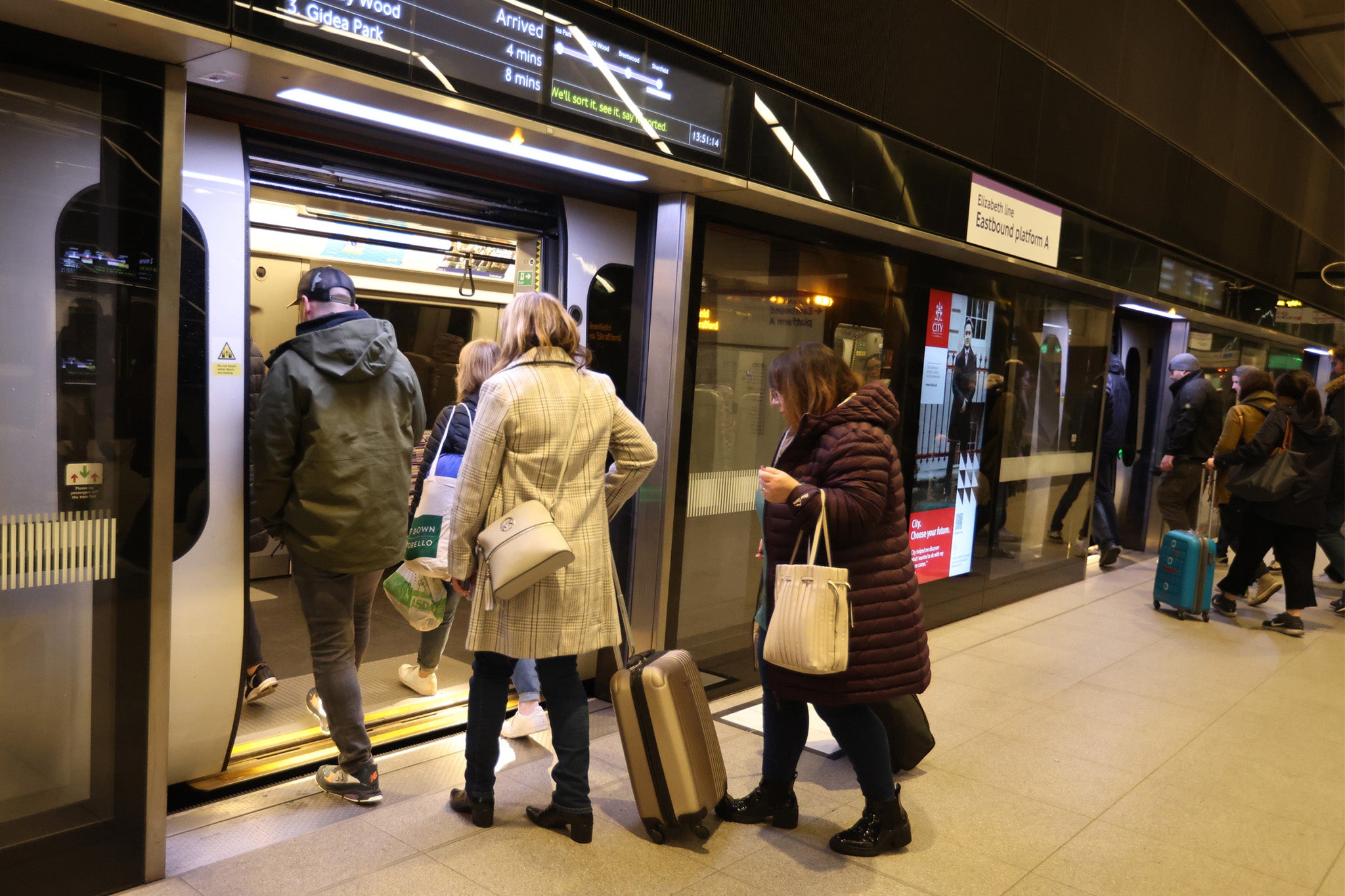 The Elizabeth line, which connects to Heathrow, is unaffected by the RMT walkout