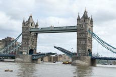 Travel chaos as London’s iconic Tower Bridge ‘stuck open’