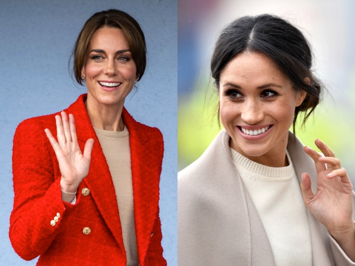 Fans call out ‘double standard’ as Kate Middleton sports updo after Meghan Markle’s bun ‘broke protocol’