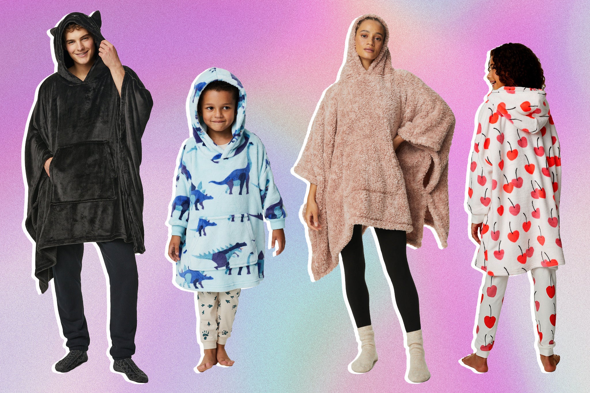These hooded blankets trap in heat to keep you cosy