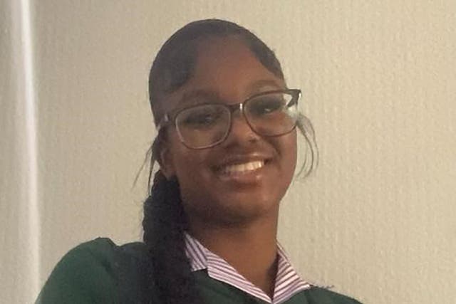 Elianne Andam, 15, who was fatally stabbed on Wednesday morning in Croydon, south London (Metropolitan Police/PA)