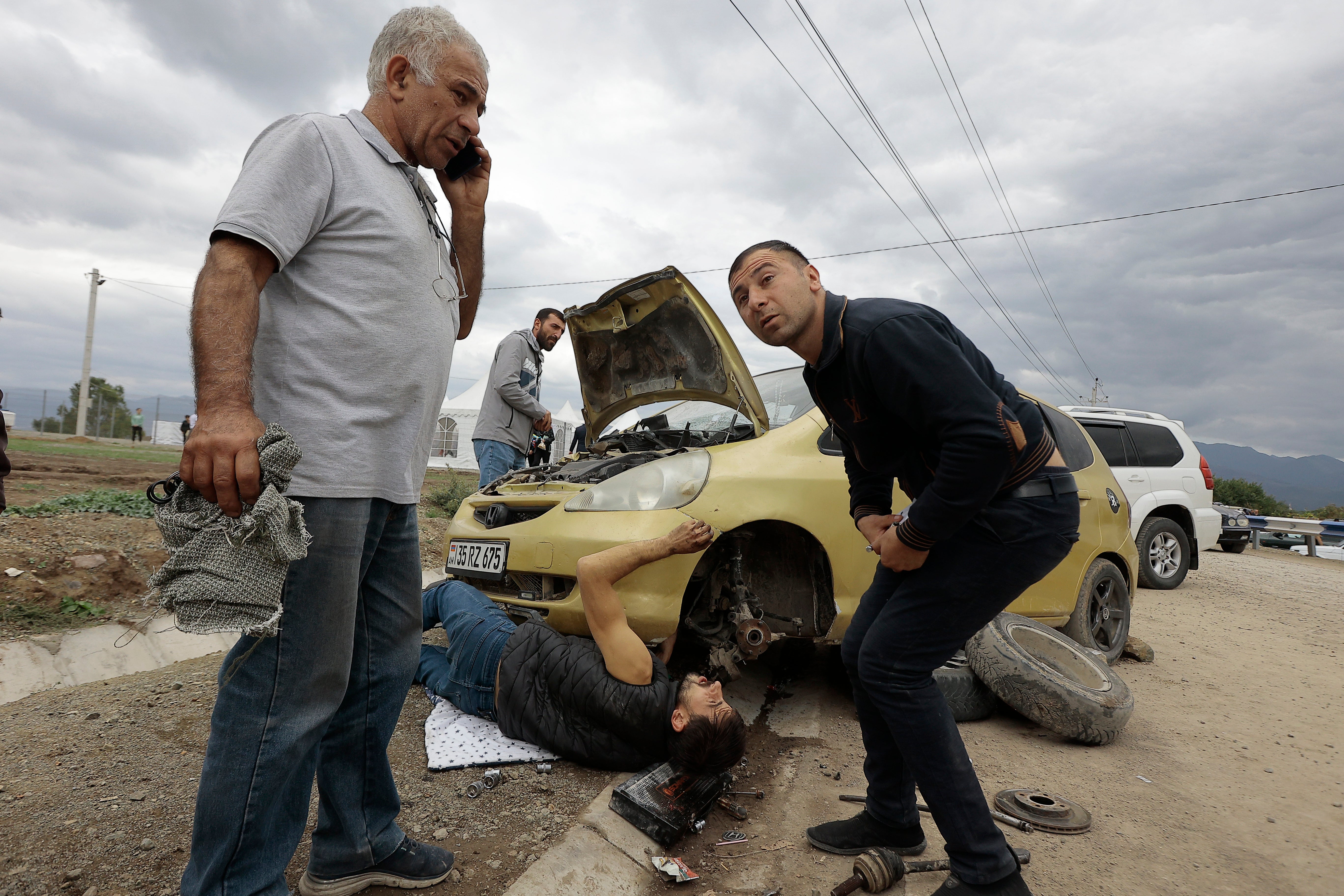 Armenia Azerbaijan Nagorno-Karabakh Exodus Photo Gallery