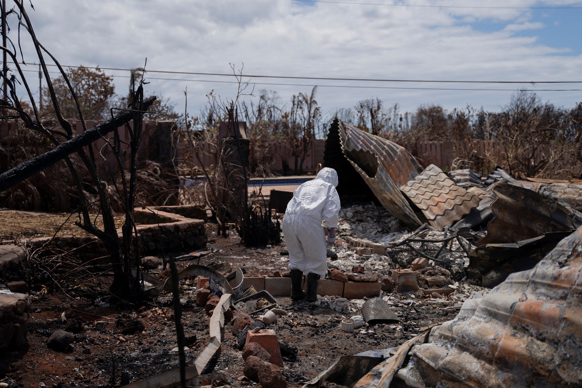 Hawaii Wildfire Going Home