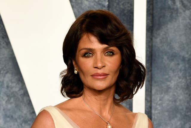 <p>Helena Christensen attends the 2023 Vanity Fair Oscar Party Hosted By Radhika Jones at Wallis Annenberg Center for the Performing Arts on March 12, 2023 in Beverly Hills, California. </p>