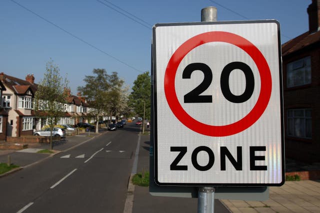 Rishi Sunak is preparing to curb English councils from introducing new 20mph speed limits, according to reports (Dominic Lipinski/PA)