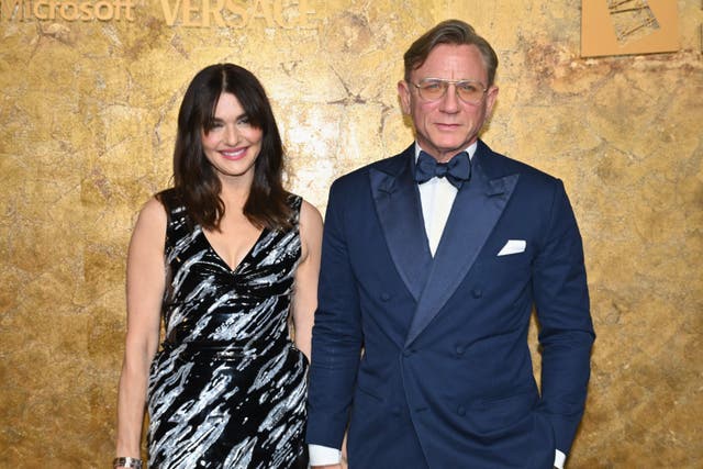 <p>Rachel Weisz and Daniel Craig at the Albies</p>