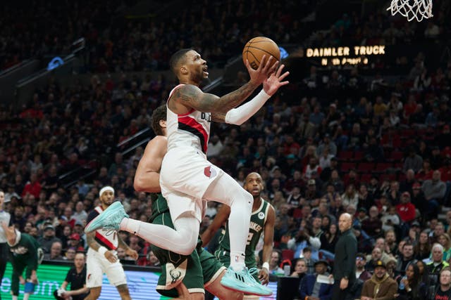 Damian Lillard has joined the Milwaukee Bucks (Craig Mitchelldyer/AP)