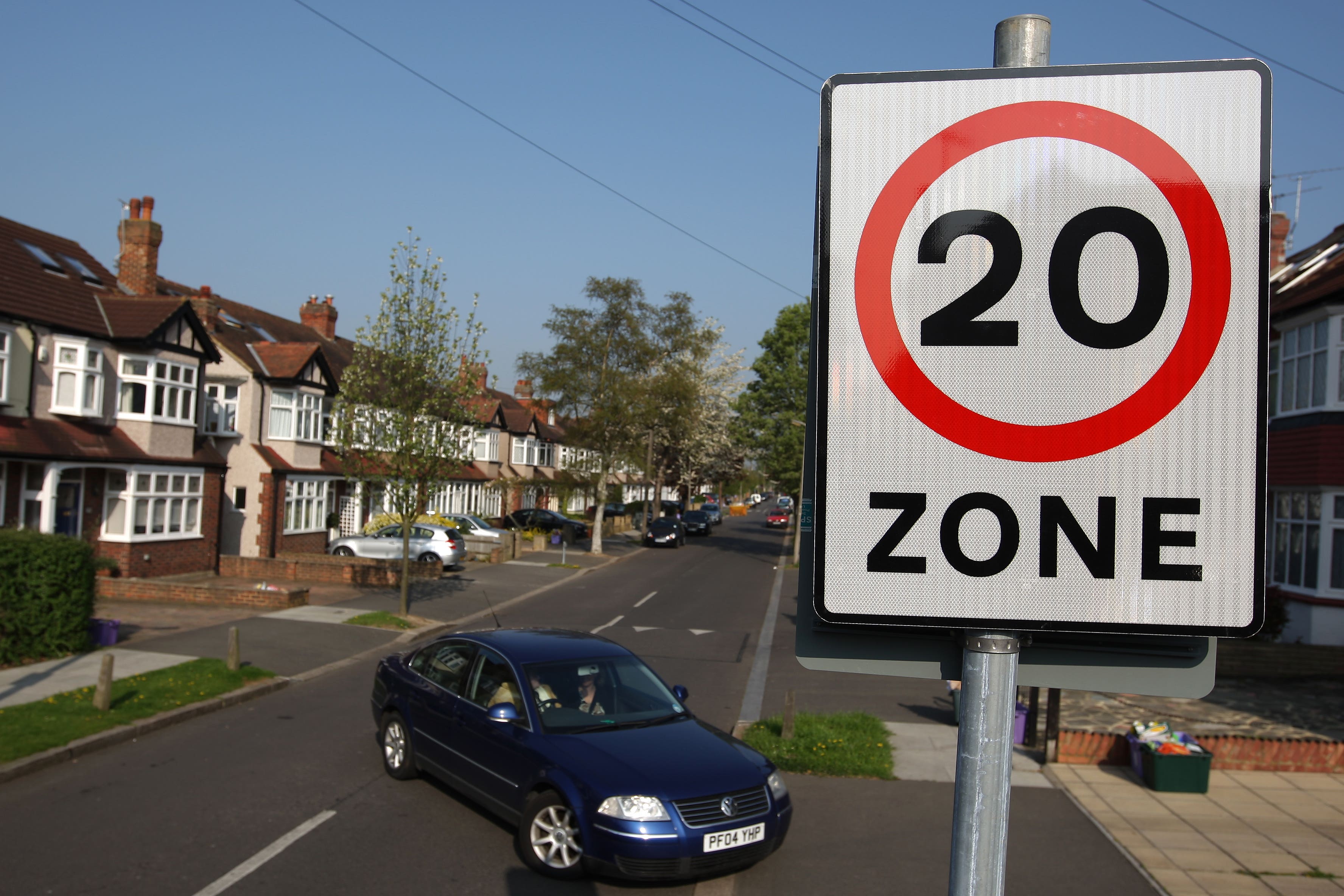 Active travel groups have raised concerns over speculation Rishi Sunak is preparing to curb the power of English councils to introduce new 20mph speed limits (Dominic Lipinski/PA)