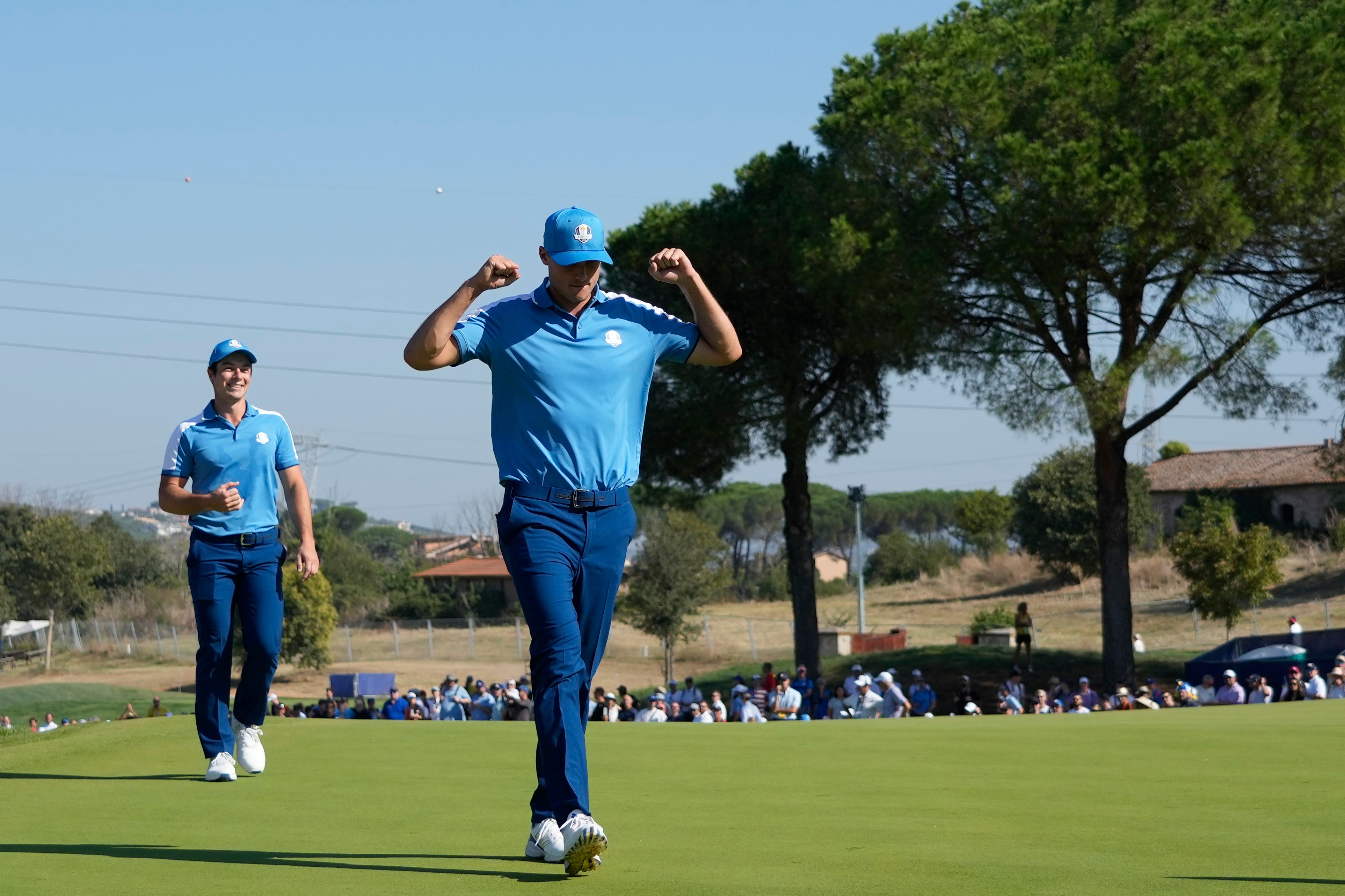 Aberg was impressive for Europe at the Ryder Cup