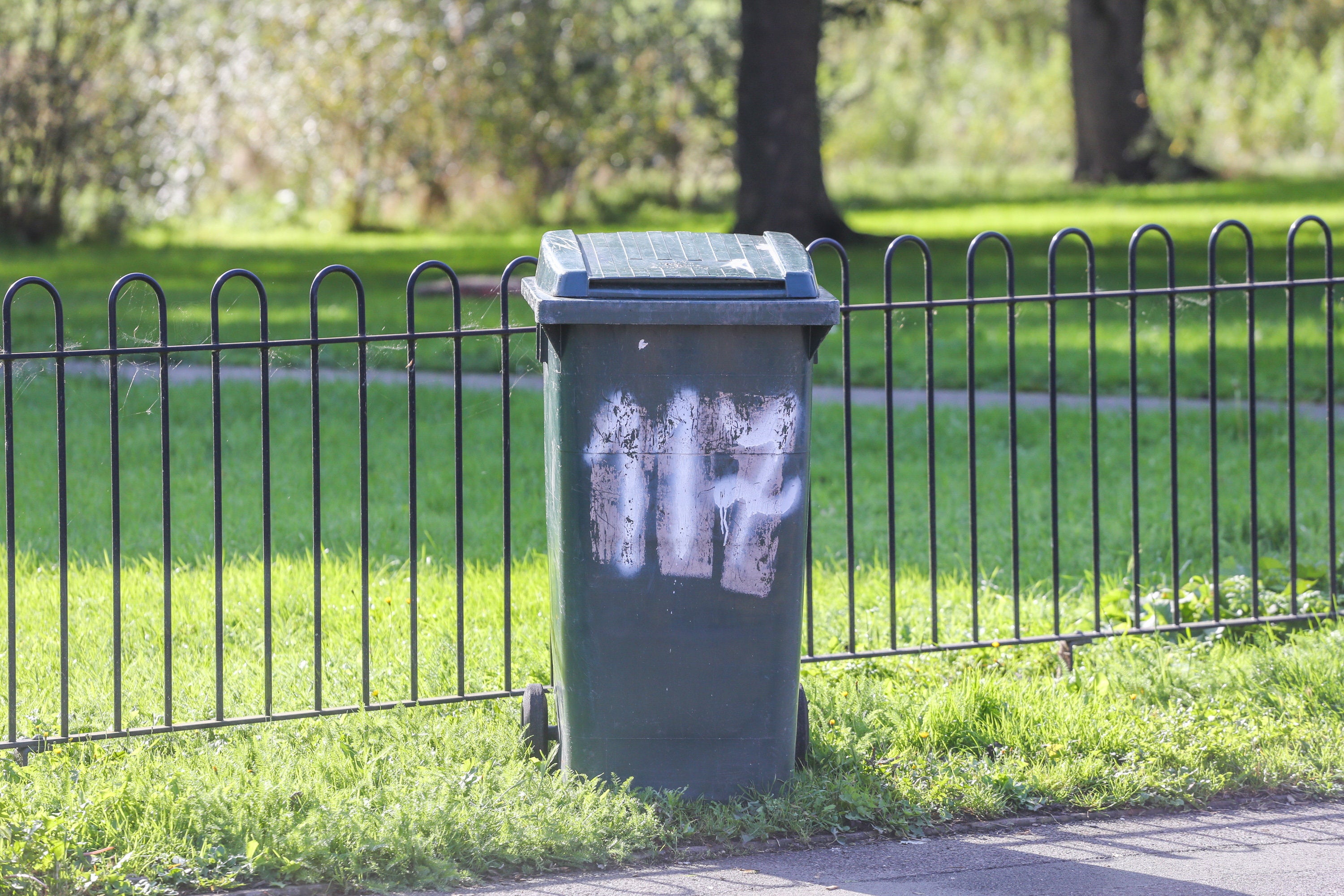 The bin which one resident reports the dog was put into