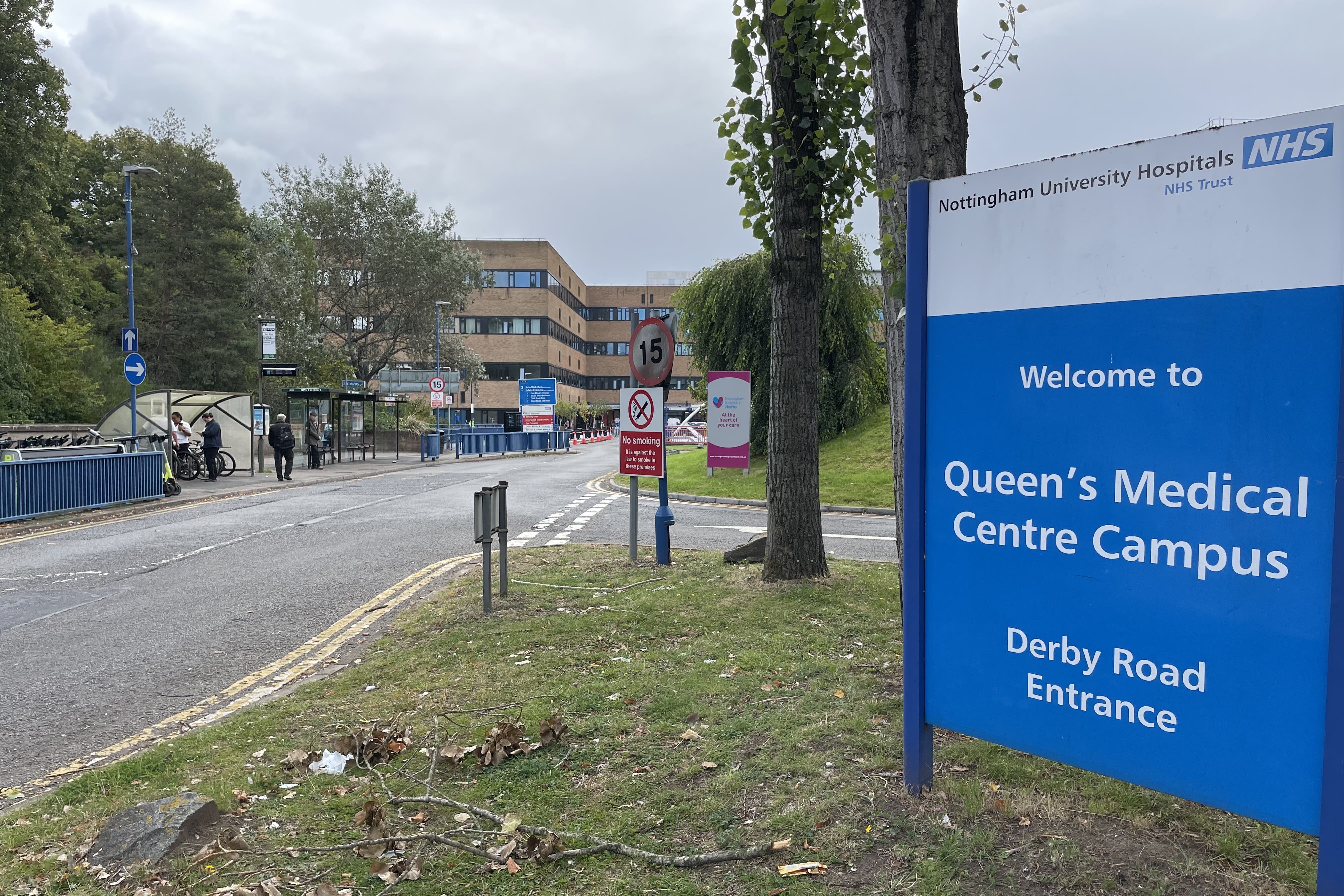 Queen’s Medical Centre in Nottingham is one of three sites run by the Nottingham University Hospitals NHS Trust (Callum Parke/PA)
