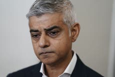 Sadiq Khan speaks of ‘epidemic of violence against women and girls’