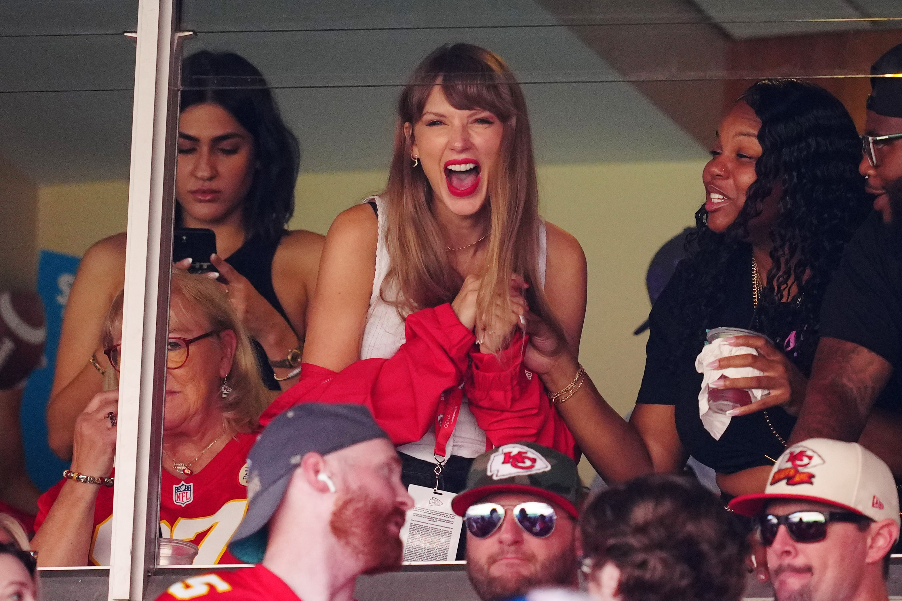 Swift attended her first of Kelce’s games the previous Sunday