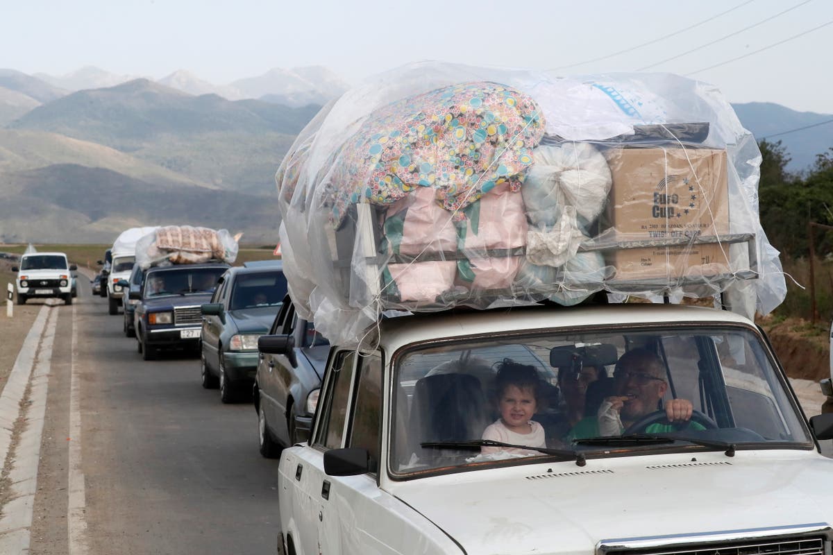 ‘Centuries of history lost’: Armenians describe journey to safety after Nagorno-Karabakh falls