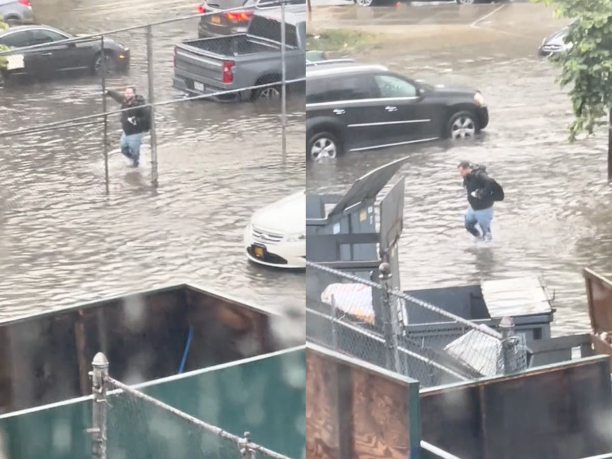 People shocked by video of New York City teacher wading through flood waters: ‘Don’t get paid enough’