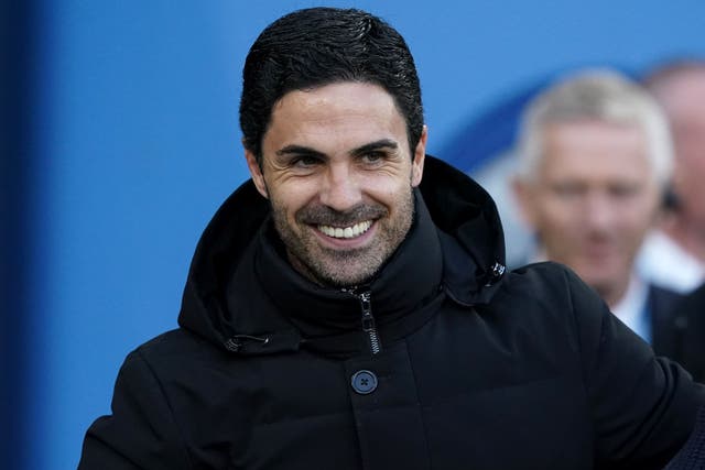 Arsenal manager Mikel Arteta will come up against old friend Andoni Iraola at Bournemouth on Saturday (Martin Rickett/PA)