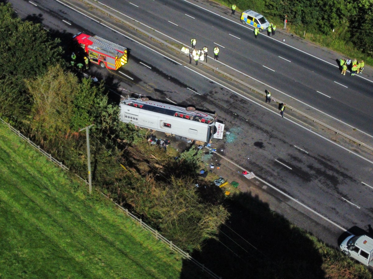 Driver seen ‘slumped’ on CCTV before fatal school bus crash, inquest hears