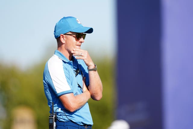 Team Europe Captain Luke Donald on day one of the 44th Ryder Cup (Mike Egerton, PA)