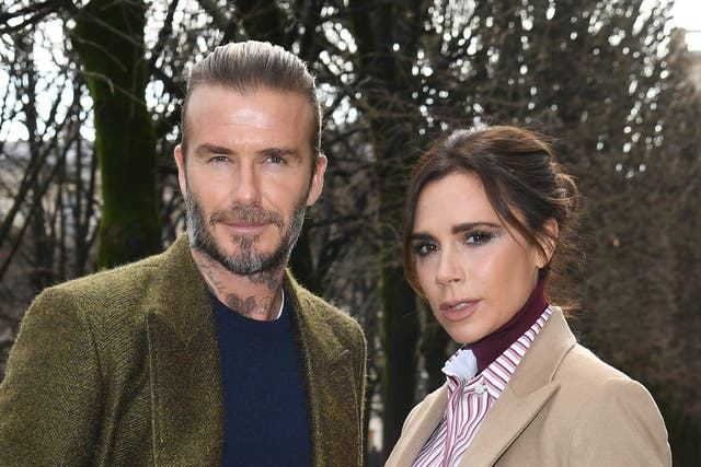 <p>David Beckham and Victoria Beckham</p>