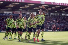 Kai Havertz off the mark for Arsenal in rampant 4-0 win at Bournemouth