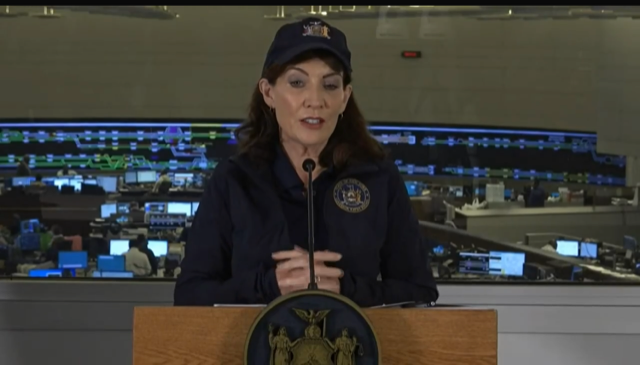 <p>New York Gov. Kathy Hochul on Saturday detailed the damage and emergency response after Friday’s heavy rainfall and flooding</p>