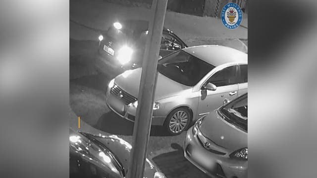 <p>CCTV shows gunman follow innocent man before he’s shot dead in mistaken identity case.</p>