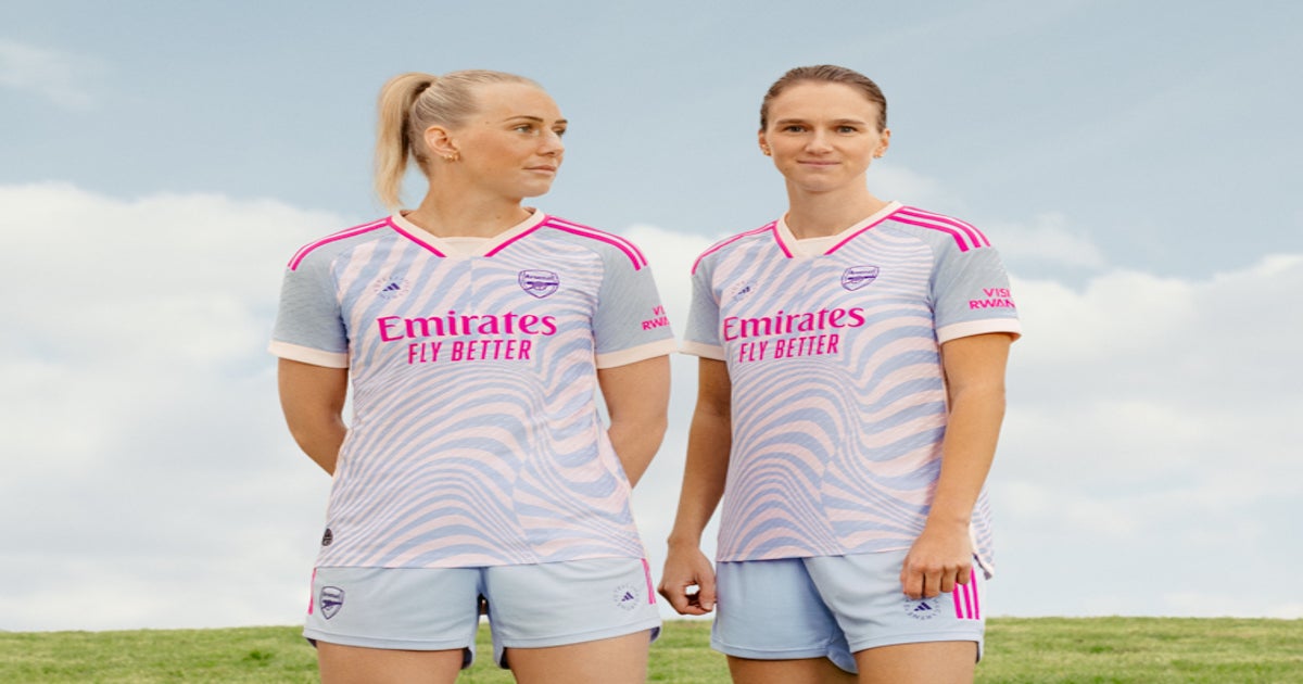 Arsenal announce pink third 2022-23 kit as Gunners continue