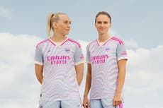 Arsenal mark new WSL season with launch of ‘bespoke’ away kit