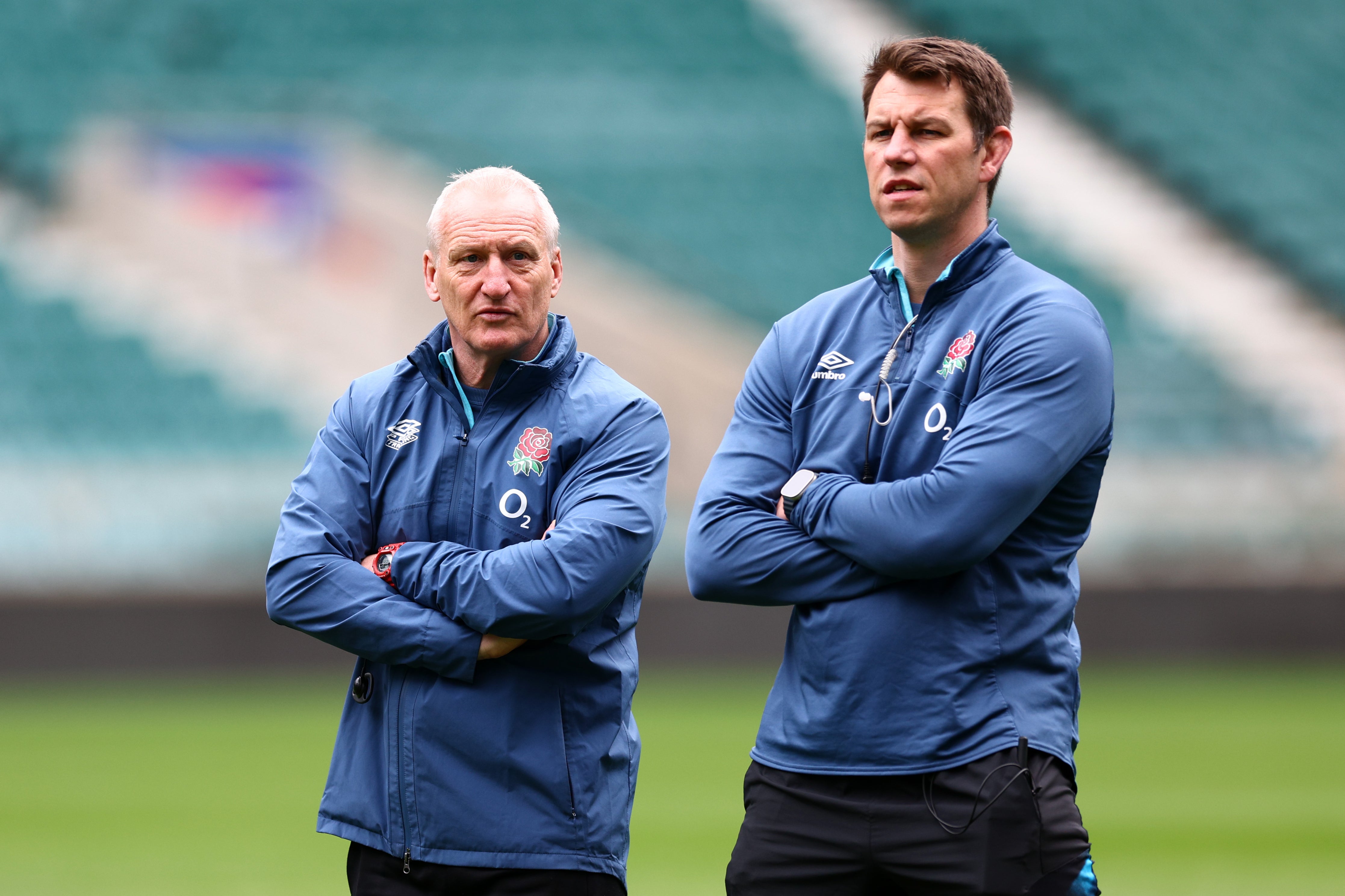 Louis Deacon (right) has been in interim charge of England since Simon Middleton’s departure