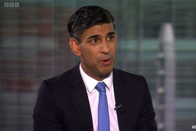 <p>Rishi Sunak and Laura Kuenssberg clash over taxes ahead of Tory party conference.</p>