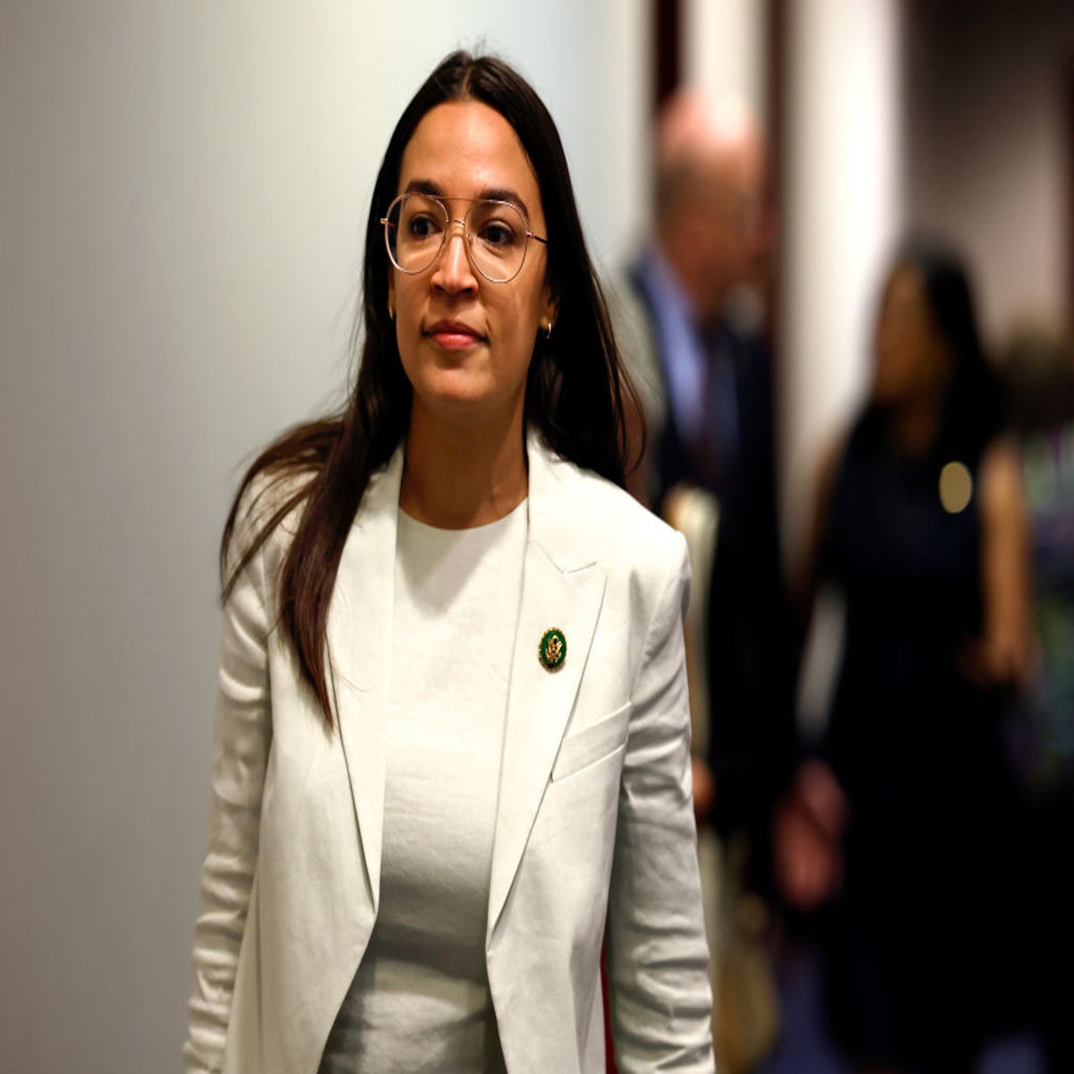 AOC asked if she would vote to oust McCarthy. Hear her response