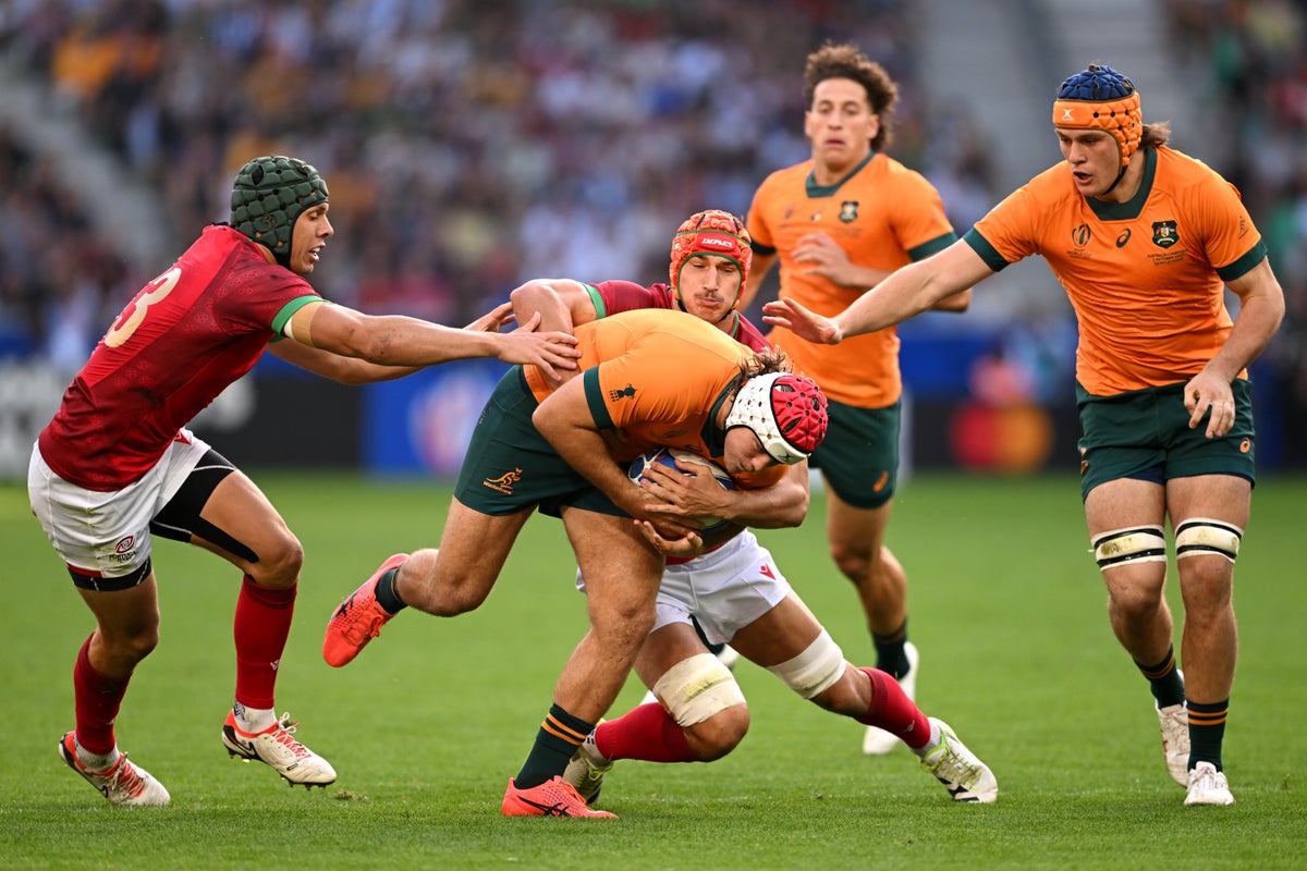 Australia vs Portugal LIVE: Rugby World Cup latest score as Wallabies look to keep faint hopes alive