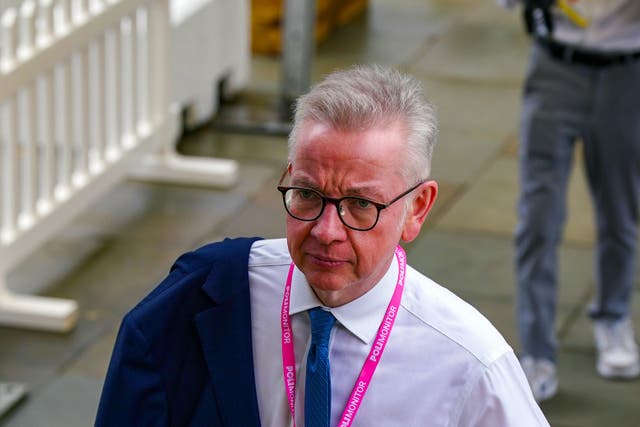 Michael Gove has backed keeping the option of leaving the ECHR (Peter Byrne/PA)