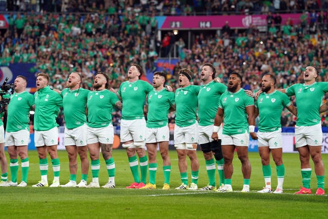 Ireland’s players have different diet plans based on position, body weight and expected playing time (Gareth Fuller/PA)