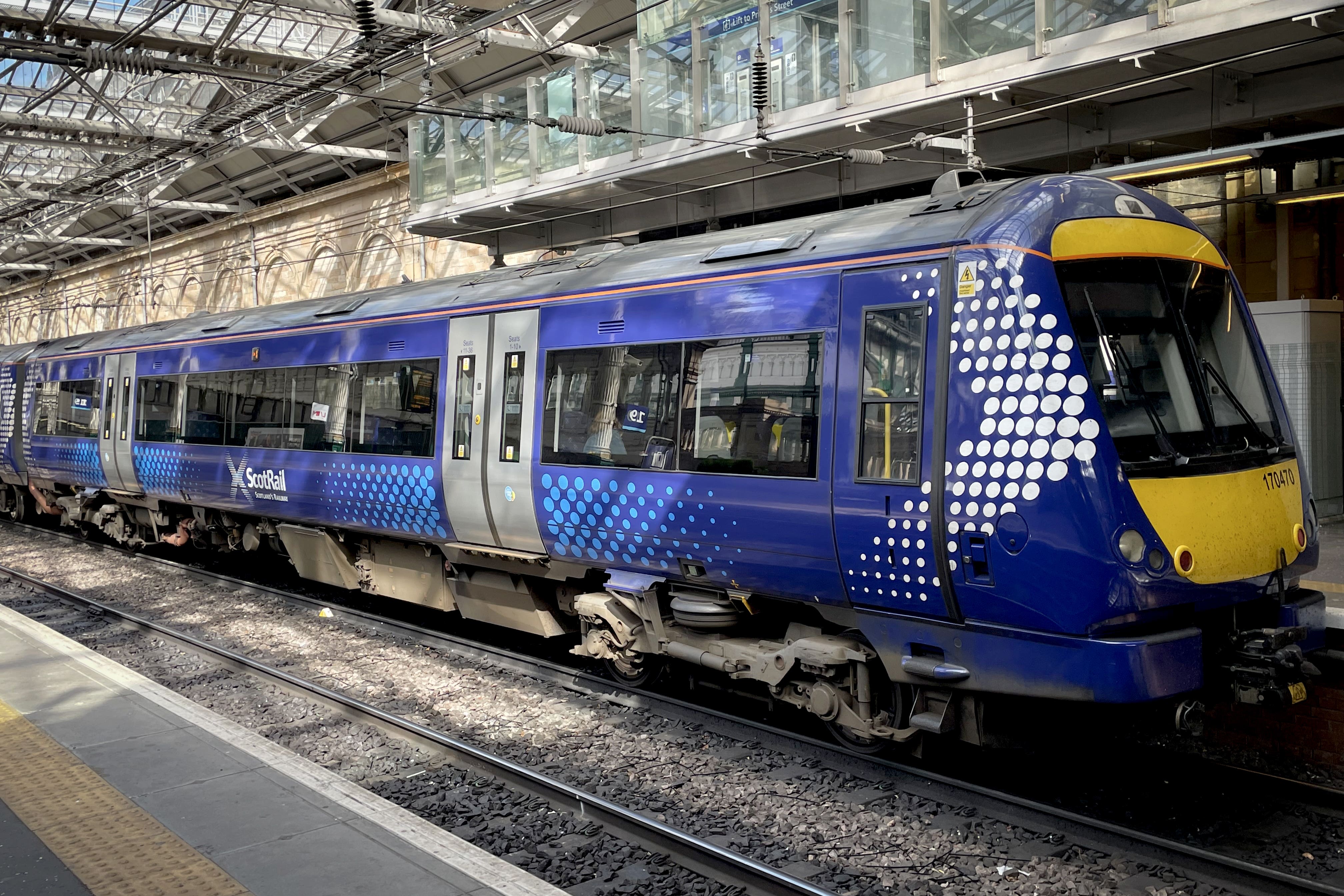 Peak fares are being scrapped on ScotRail trains until the end of March 2024 (Jane Barlow/PA)