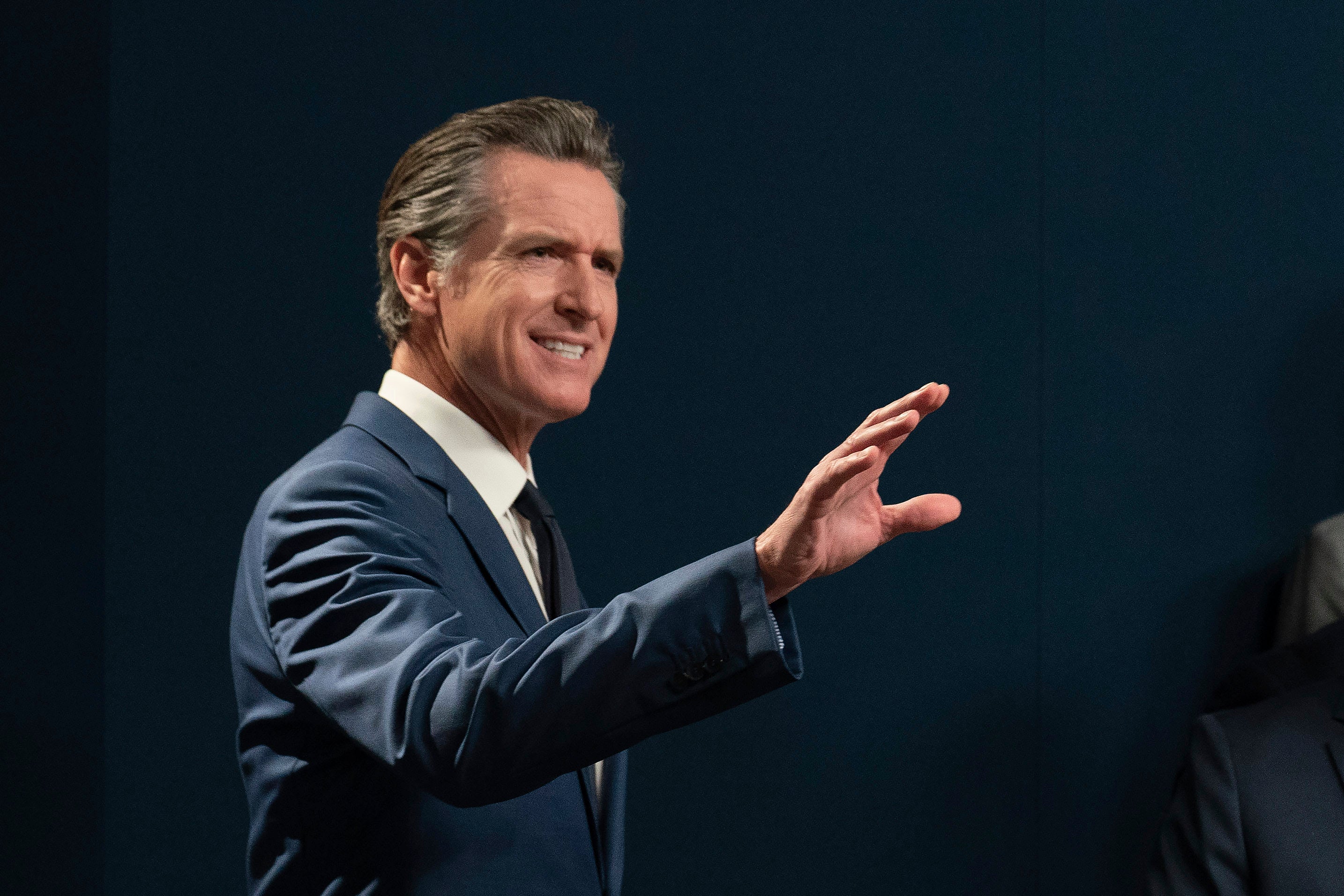 Liberal leaders including California Governor Gavin Newsom have asked the Supreme Court to overturn a decision preventing cities from fining homeless people when there aren’t available shelter beds