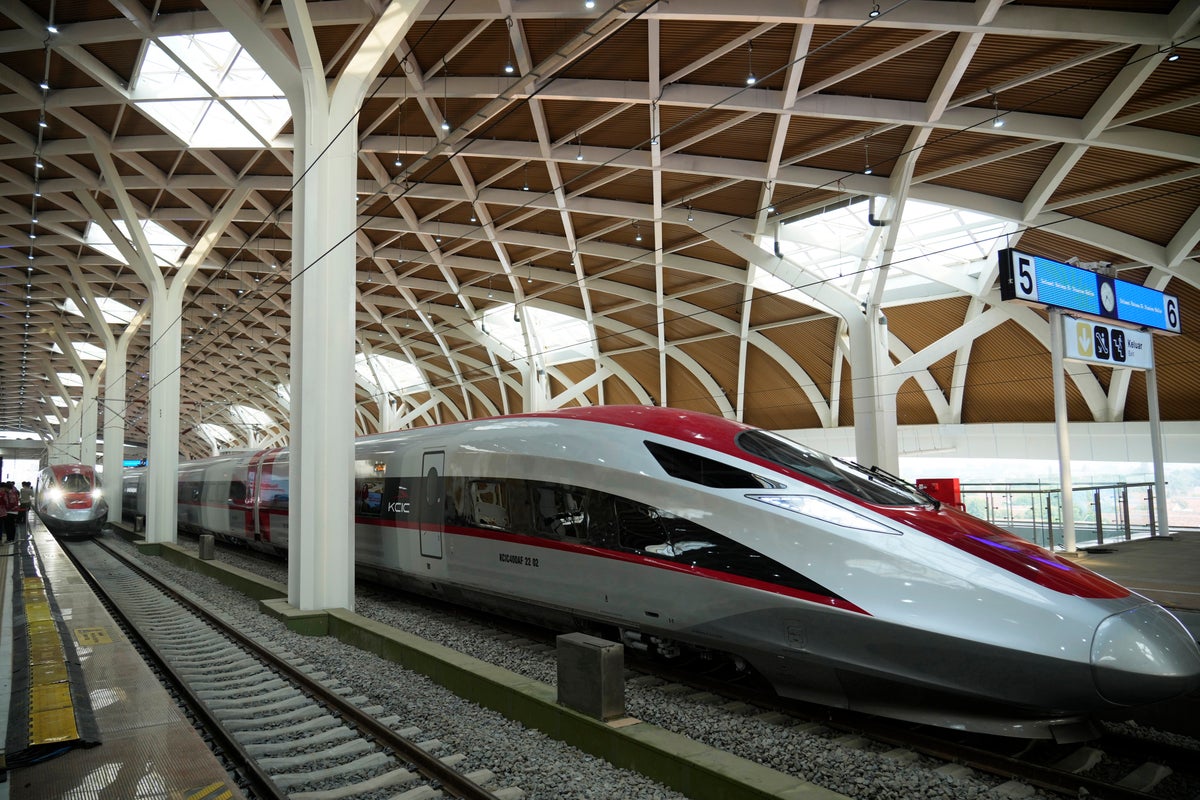 Indonesia launches Southeast Asia’s first high-speed railway with speeds of 215mph