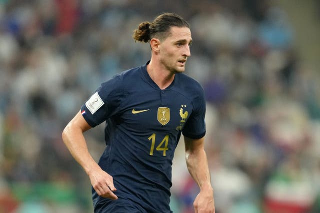 Adrien Rabiot in action for France (Nick Potts/PA)