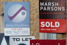 Average UK house price £14,500 lower in September than a year earlier