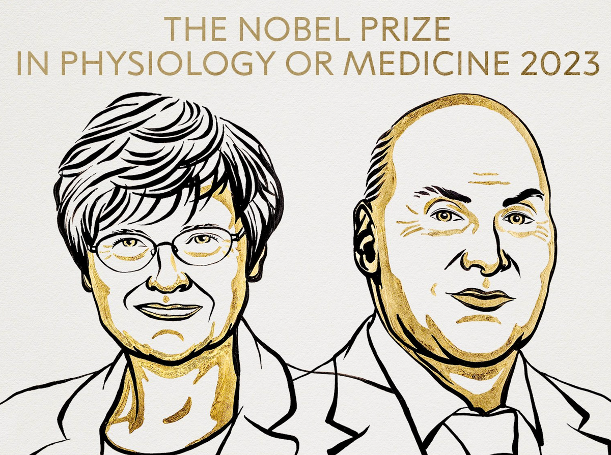 Nobel prize in medicine awarded for work leading to development of mRNA vaccines against Covid-19