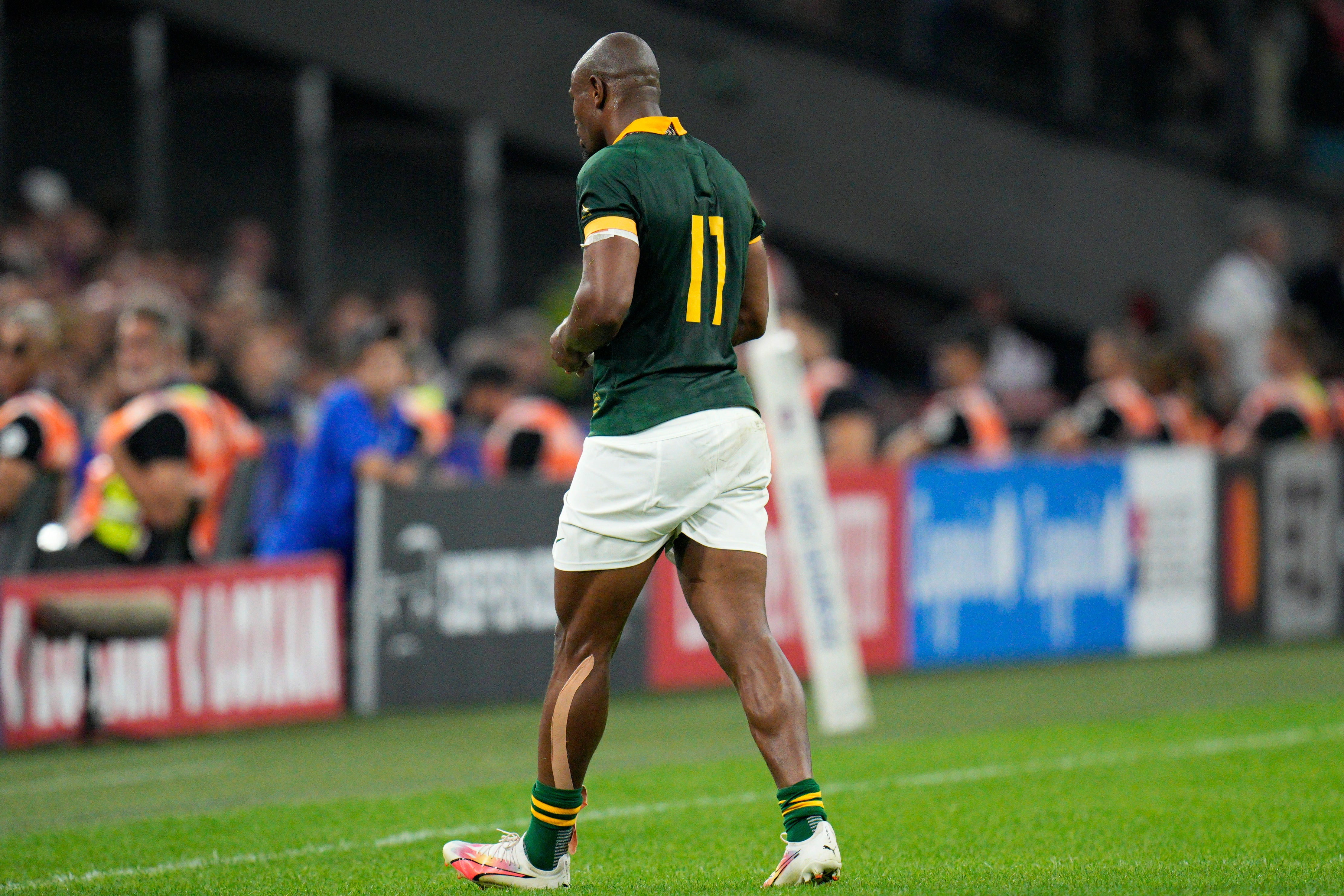 Mapimpi suffered the blow during South Africa’s win over Tonga