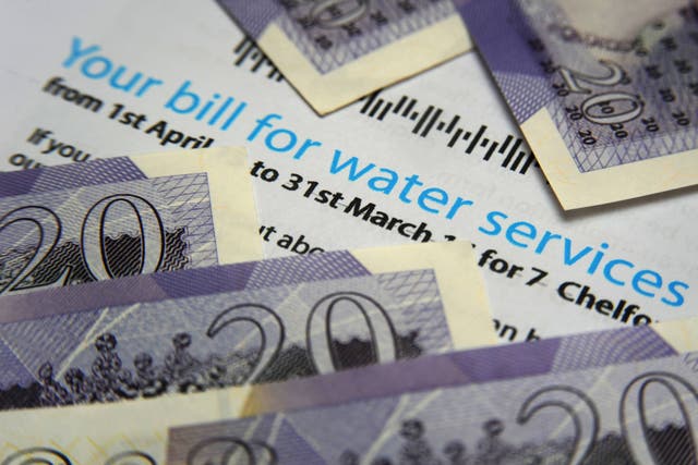 Water companies are facing criticism over a five-year upgrade plan which will see consumers ‘foot the bills’ for upgrade plans (Alamy/PA)