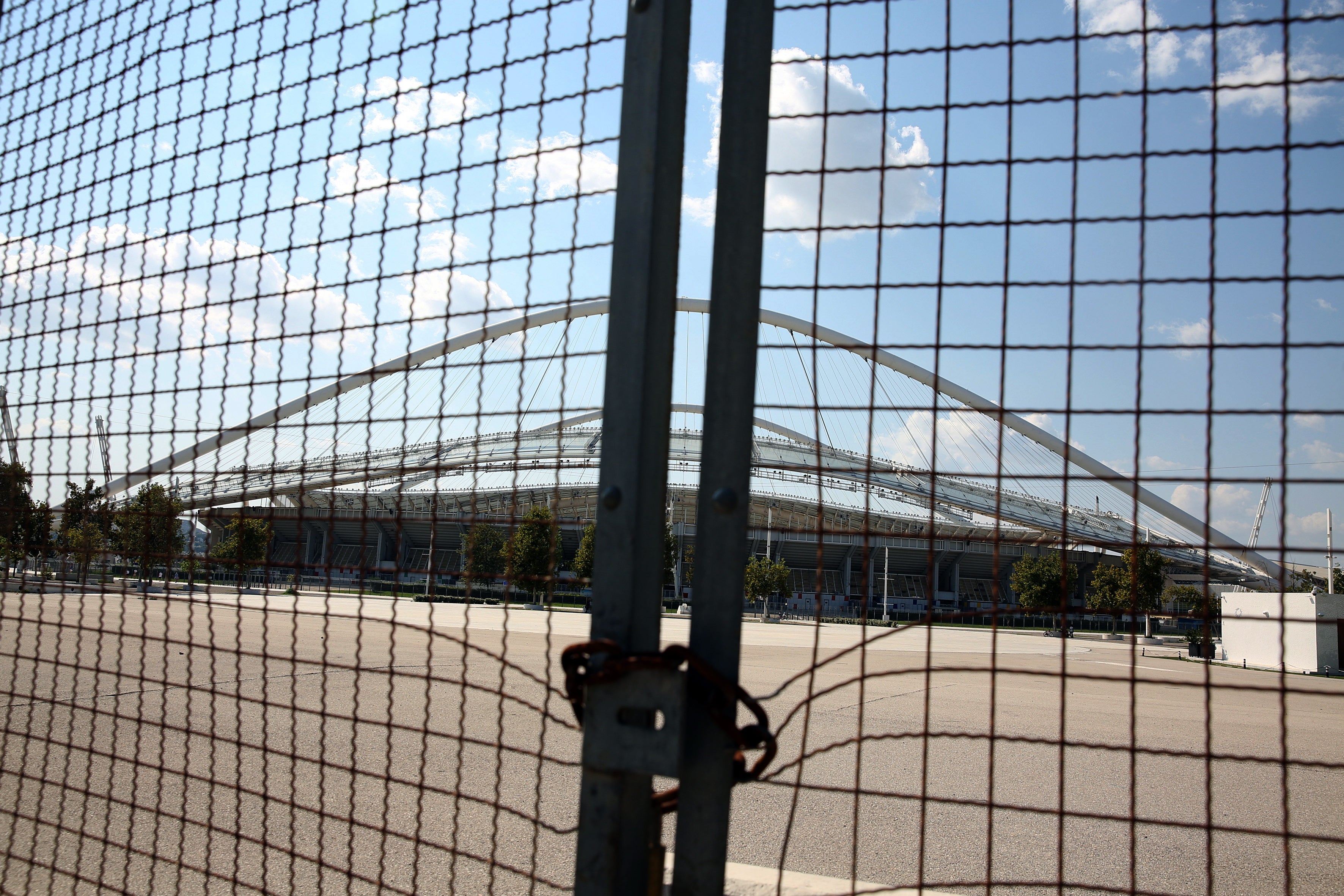 The Olympic Stadium in Athens has been shut down for the time being