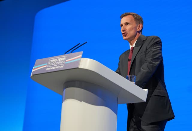 <p>Jeremy Hunt: don’t mention a penny off income tax </p>