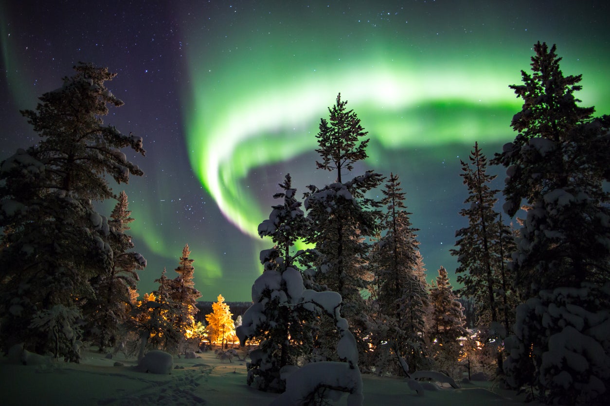 Saariselka sits around 120 miles above the Arctic Circle