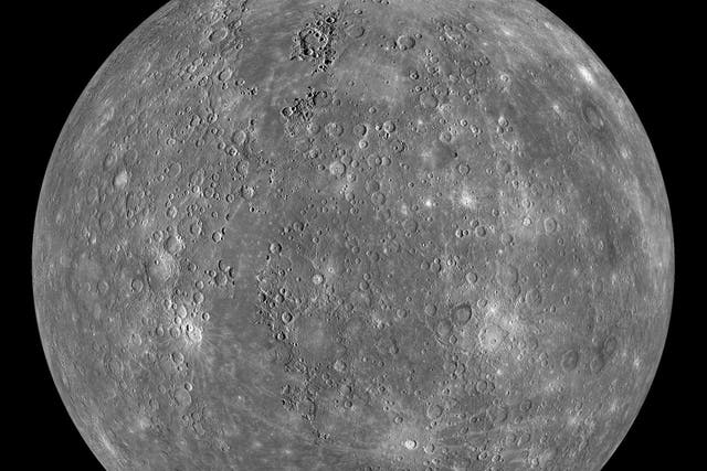 A new study supports the continued shrinking of Mercury (Nasa/Johns Hopkins University Applied Physics Laboratory/Carnegie Institution of Washington)