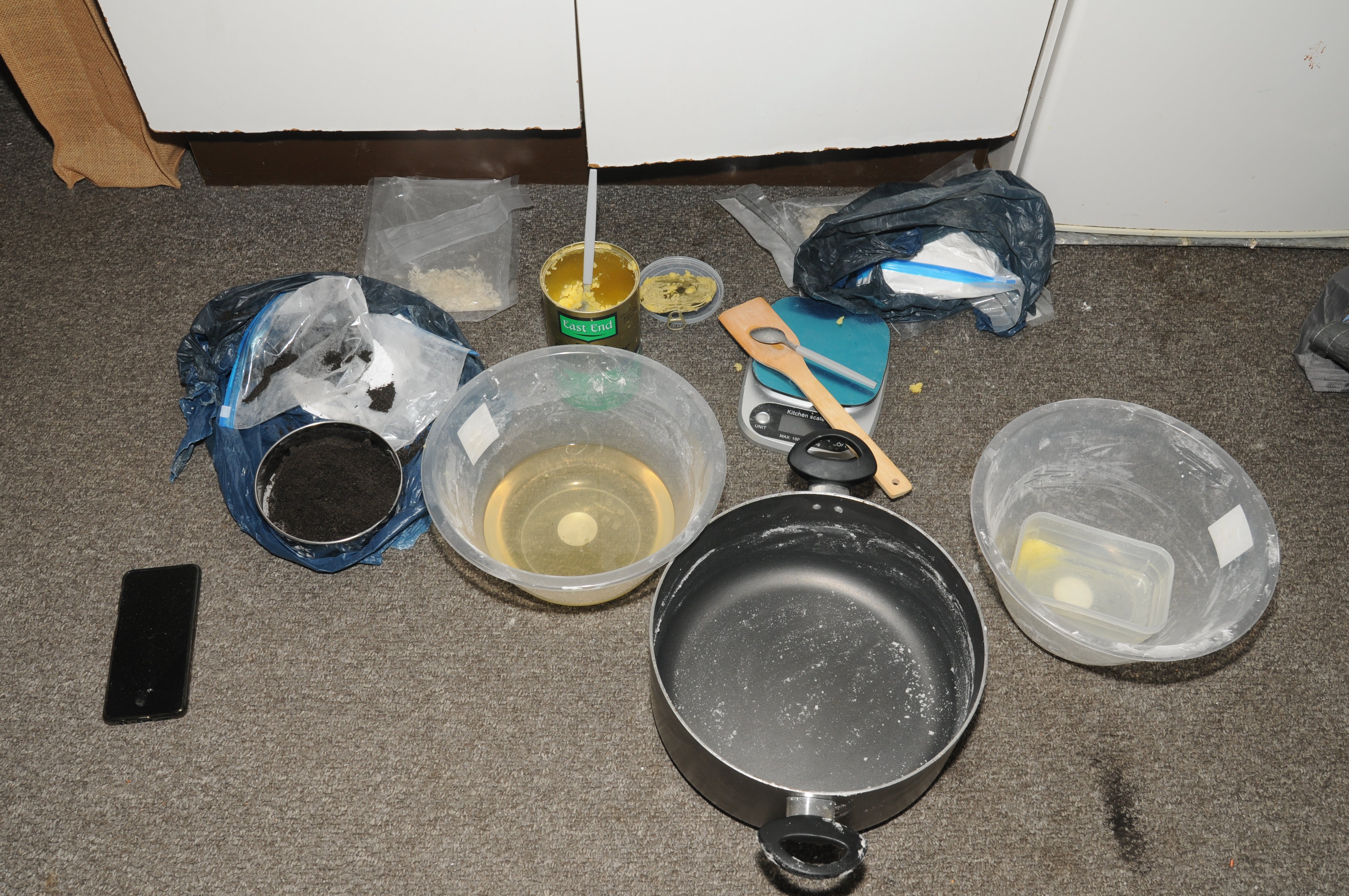 Officers discovered mixing bowls and bags of explosive mixture inside Emad Al Swealmeen’s flat
